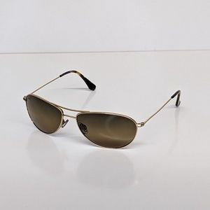 MAUI JIM Baby Beach Aviator MJ245-16 Gold Titanium Black Gradient 56[]18 120.